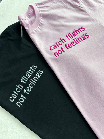 Catch Flights Embroidered Shirt (Various Colors)