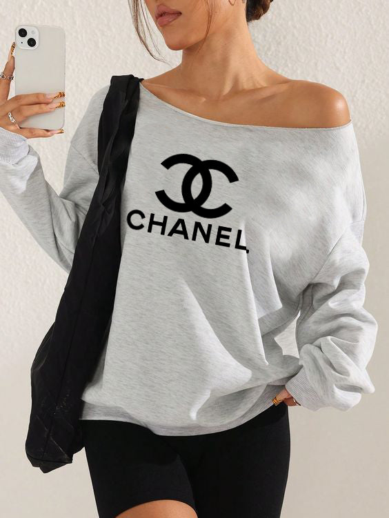 Coco Off Shoulder Sweatshirt (Various Colors)