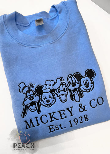 Mickey & Co Embroidered Sweatshirt