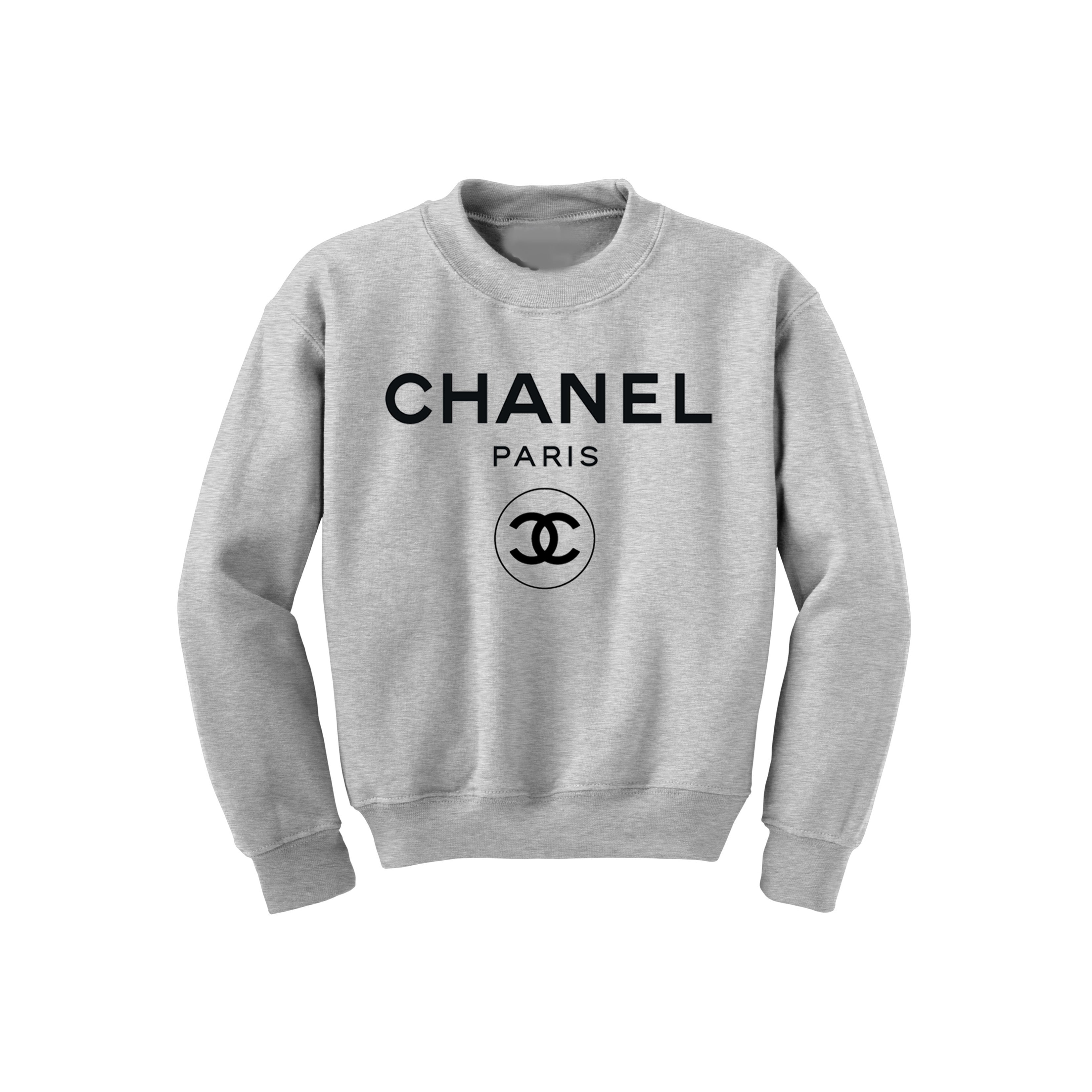 Chanel sweatshirt Slouchy CC womens PINK sweatshirt by GetCustom, $24.97