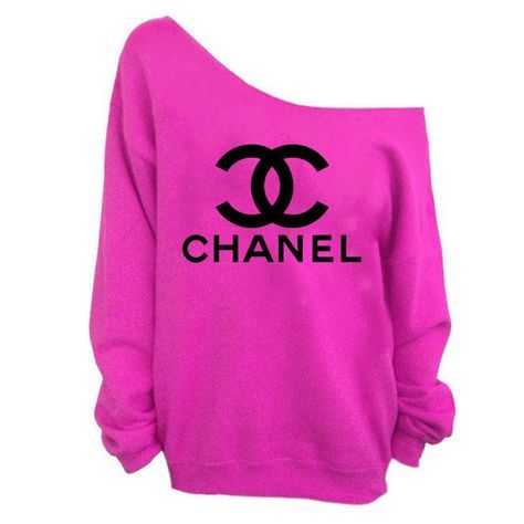 chanel pink sweatshirt