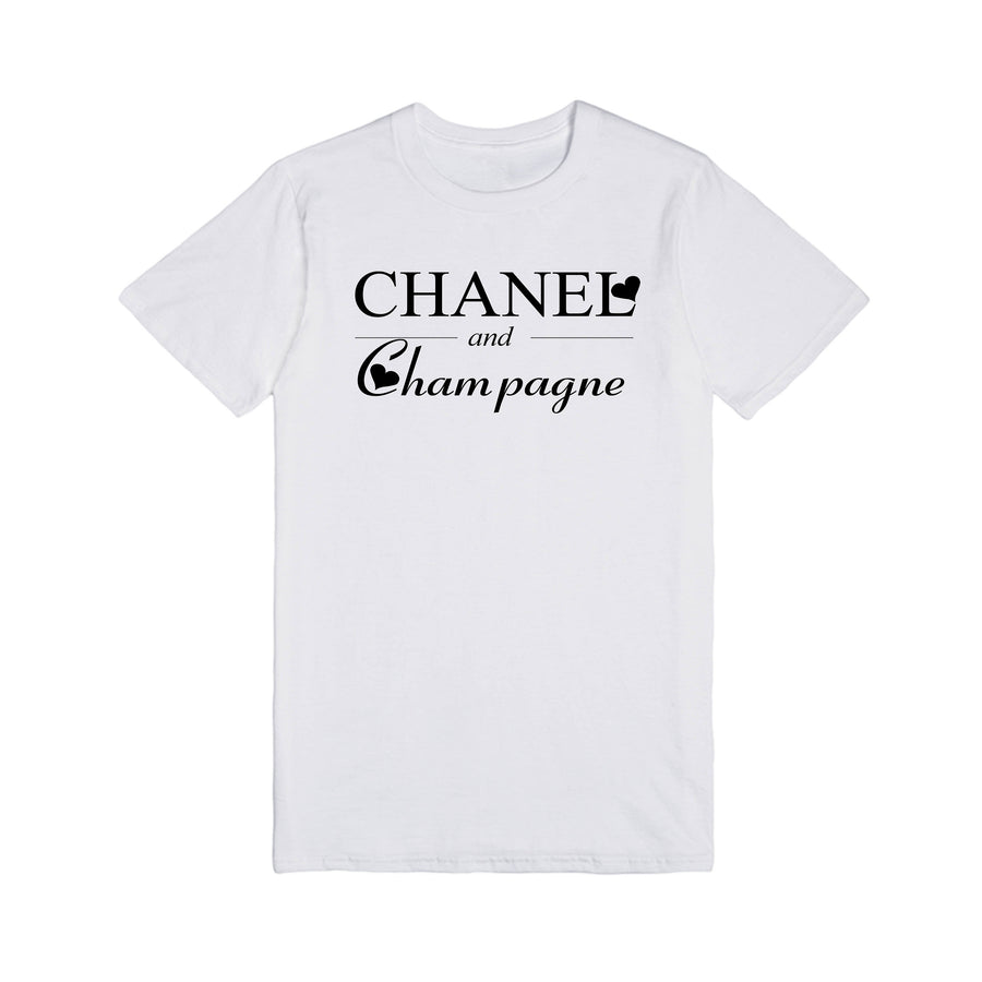 Love Chanel & Champagne Womens Shirt