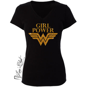 Wonder Woman Girl Power Women's Shirt