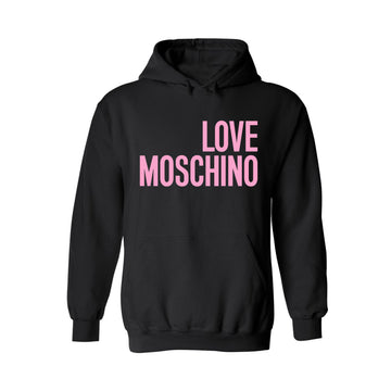 Love Moschino Rose Gold Black Hoodie