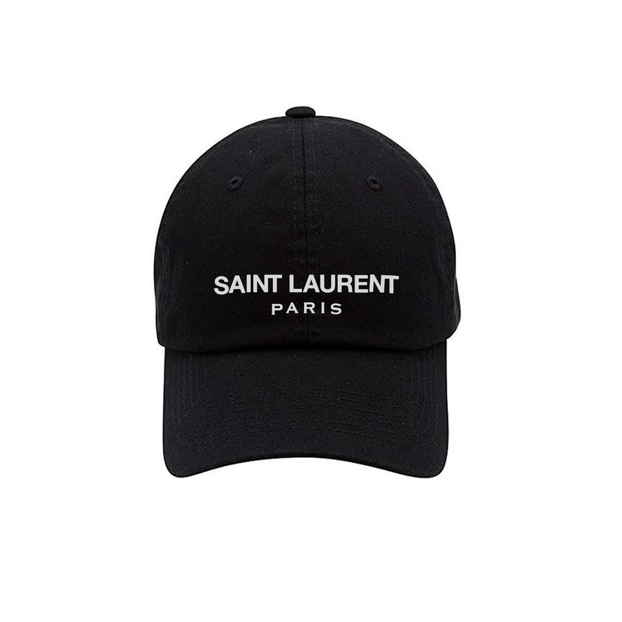 Saint Laurent Baseball Cap in Black