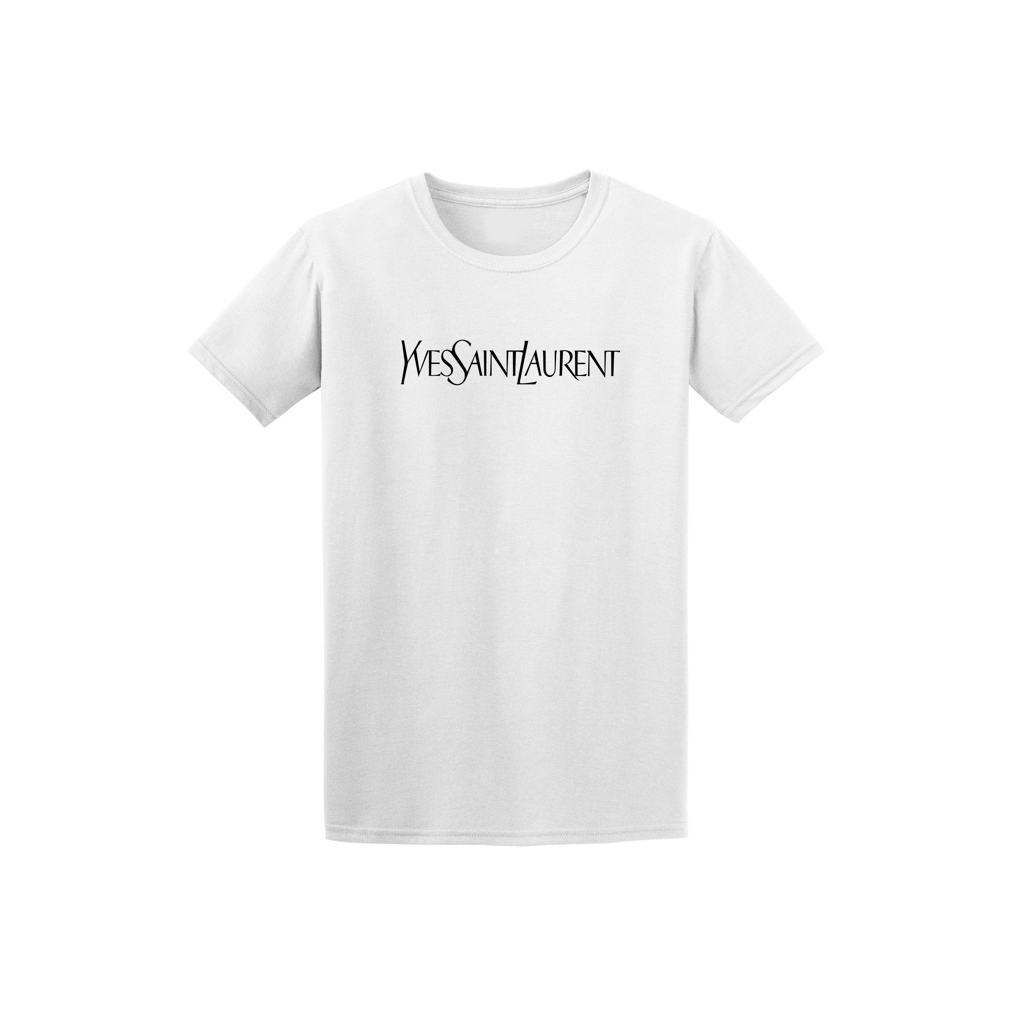 【SAINT LAURENT】logo T-Shirt/WH Saint Laurent logo-print T-shirt | White | FARFETCH